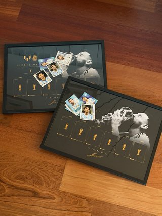 Cuadros Homenaje Messi Personalizados