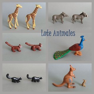 Lote Playmobil Animales
