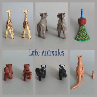 Lote Playmobil Animales