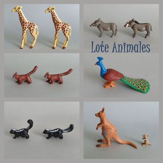 Lote Playmobil Animales