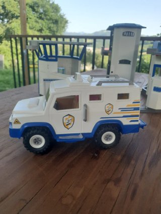 Comisaría Policía Playmobil con Vehículo