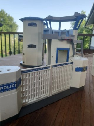 Comisaría Policía Playmobil con Vehículo