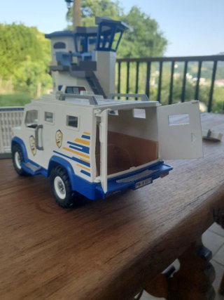 Comisaría Policía Playmobil con Vehículo
