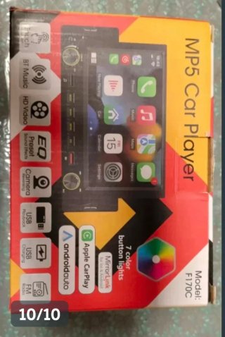 Radio Coche Pantalla Táctil 1 Din CarPlay Android