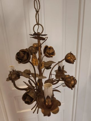Lampara italiana vintage rosas
