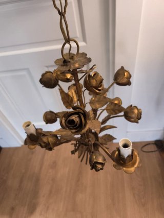 Lampara italiana vintage rosas