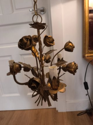 Lampara italiana vintage rosas