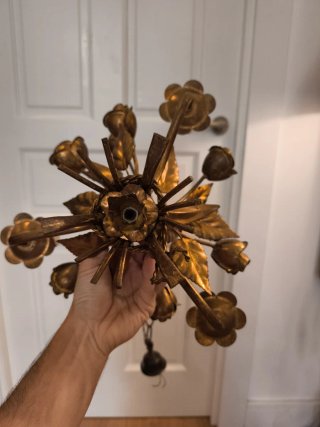 Lampara italiana vintage rosas