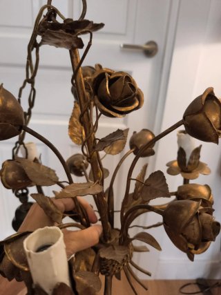 Lampara italiana vintage rosas