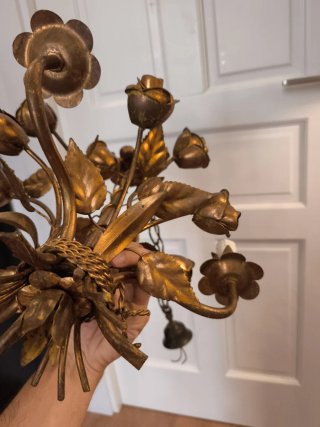 Lampara italiana vintage rosas