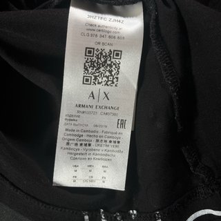 Camiseta Armani Exchange Negra
