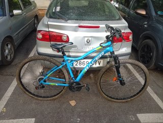 Bicicleta de Montaña Azul Racer
