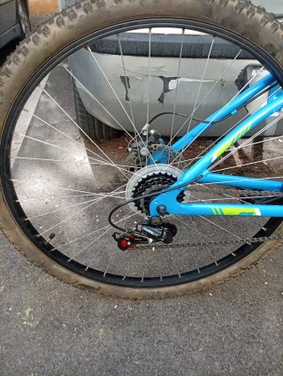 Bicicleta de Montaña Azul Racer