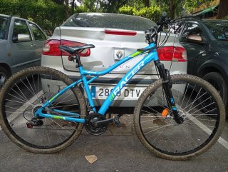 Bicicleta de Montaña Azul Racer