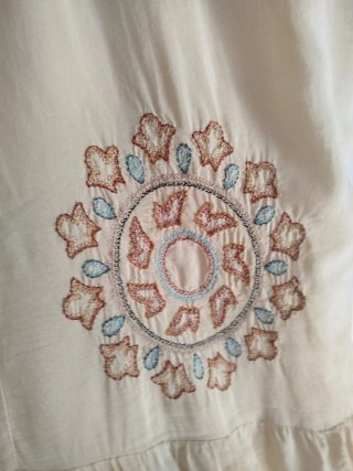 Vestido Zara bordado talla única
