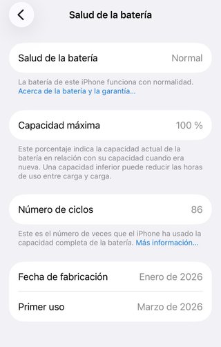iPhone 17e 256Gb Impecable y Verificado