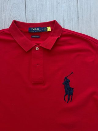 Polo Ralph Lauren Rojo Big Pony Talla XL.