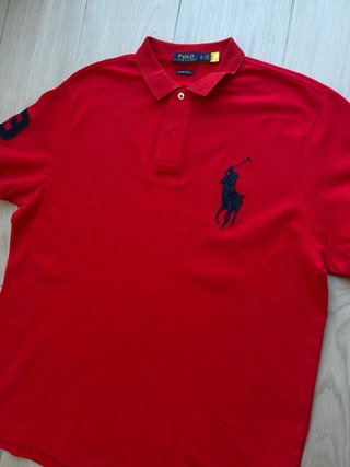Polo Ralph Lauren Rojo Big Pony Talla XL.