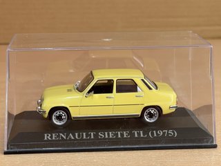RENAULT 7 TL (1975) matrícula Valladolid 1:43 R7