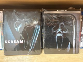 Colección Saga Scream Steelbook Blu-ray 4K