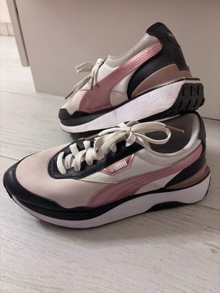 Zapatillas Puma Rosa y Blanco