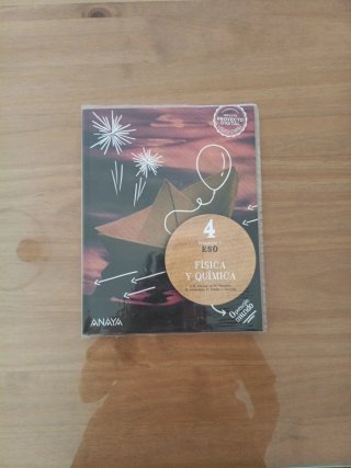 Libro 4 Eso Física y Química. Editorial Anaya