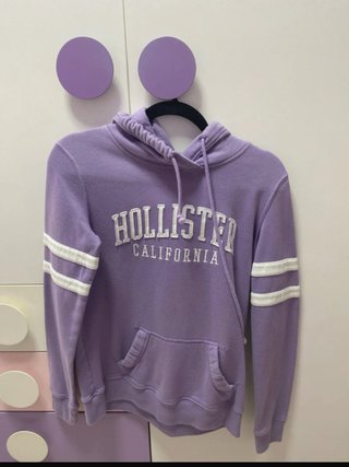Sudadera Hollister Lila Talla M