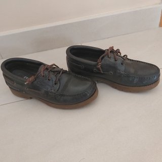 Zapatos náuticos Gorila piel, color azul