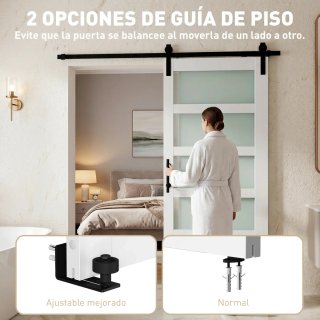 Puerta Corredera Interior 91x213cm + Kit