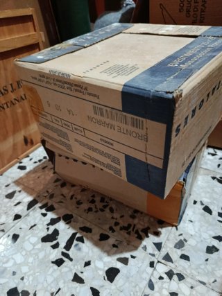 2 Cajas Manisas Rusticas Bronte Marron