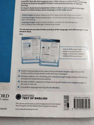 Libro de Inglés workbook  1°ESO Insight