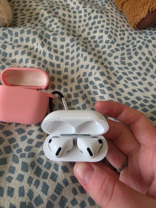 Airpods 4 Apple Originales Rosa y Blanco