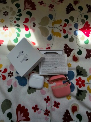 Airpods 4 Apple Originales Rosa y Blanco