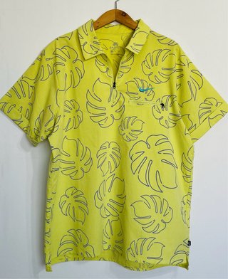 Nike SB Dri-FIT Tropical Leaf Textured Polo Shirt