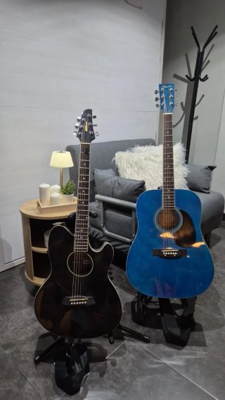 Guitarra Electroacústica Ibanez Negra