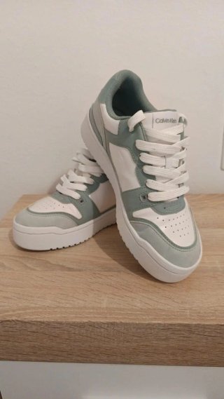Zapatillas Calvin Klein Verde y Blanco