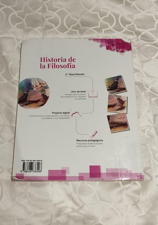 Historia de la filosofía, 2 Bachillerato