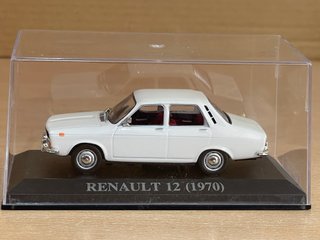 RENAULT 12 (1970) matrícula Madrid 1:43 R12 R-12