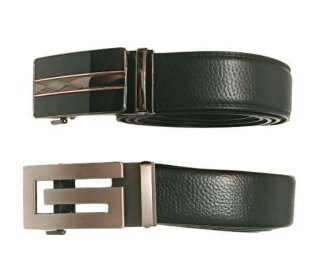 PACK 2 CINTURÓN PIEL HOMBRE TALLAS GRANDES 160 CM