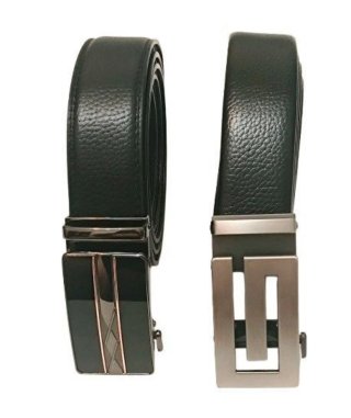 PACK 2 CINTURÓN PIEL HOMBRE TALLAS GRANDES 160 CM