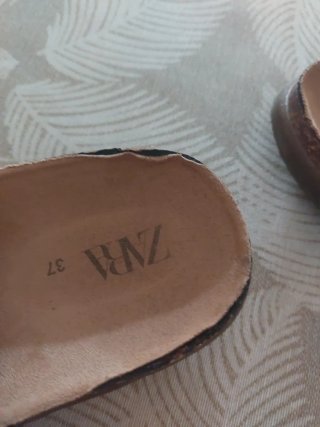 Sandalias marrones Zara Talla 37