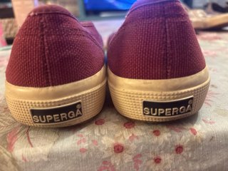 Zapatillas deportivas Superga lona burdeos
