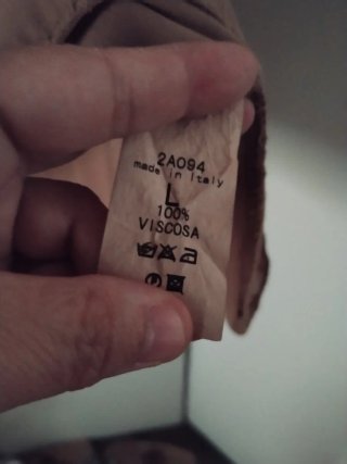 Vestido lencero marrón