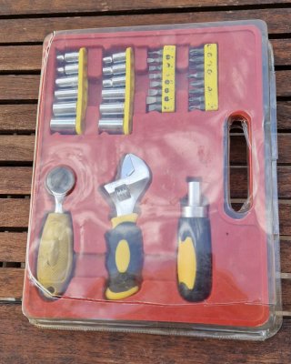 Kit de herramientas con accesorios
