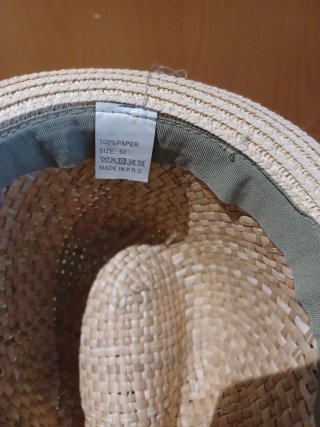 Sombrero Panamá Beige y Negro