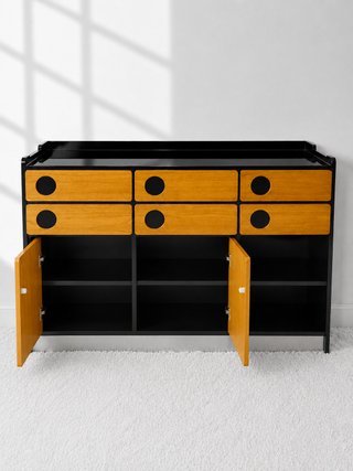 MUEBLE AUXILIAR VINTAGE. BAUHAUS 70s