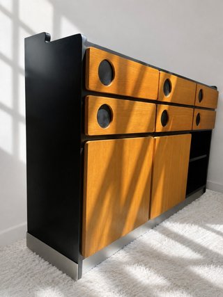 MUEBLE AUXILIAR VINTAGE. BAUHAUS 70s