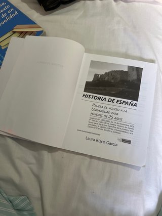 Libro Historia de España, pruebas universidad..