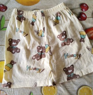 Pantalón corto pijama verano niño ositos
