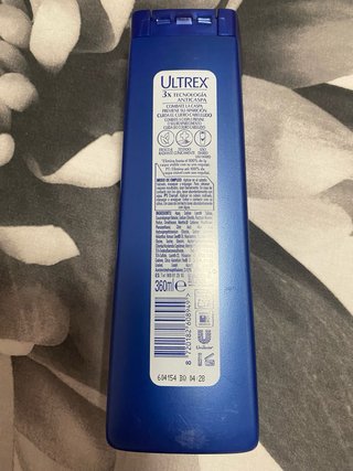 5 Botes Champú Anticaspa Menthol Ultrex